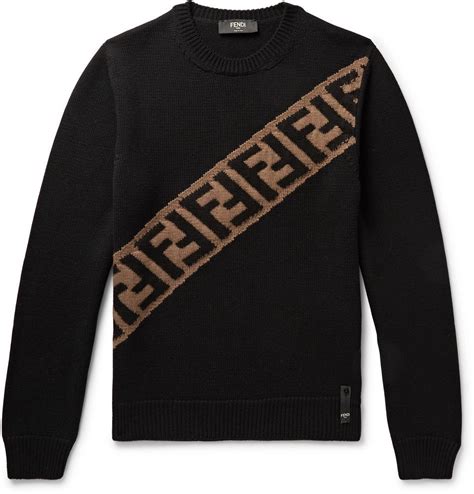 fendi logo sweater men|Fendi sweat suit for men.